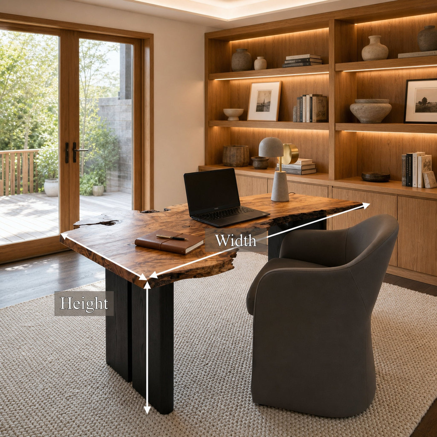 Modern Office Desk For Home Office And Workspace - product view 8