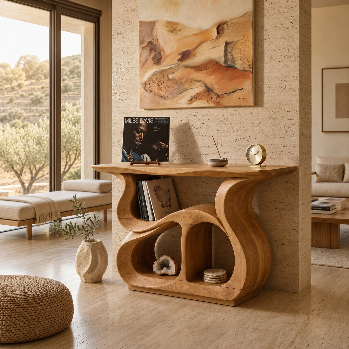 Modern Record Storage Cabinet For Music Lounge Space - product view 5