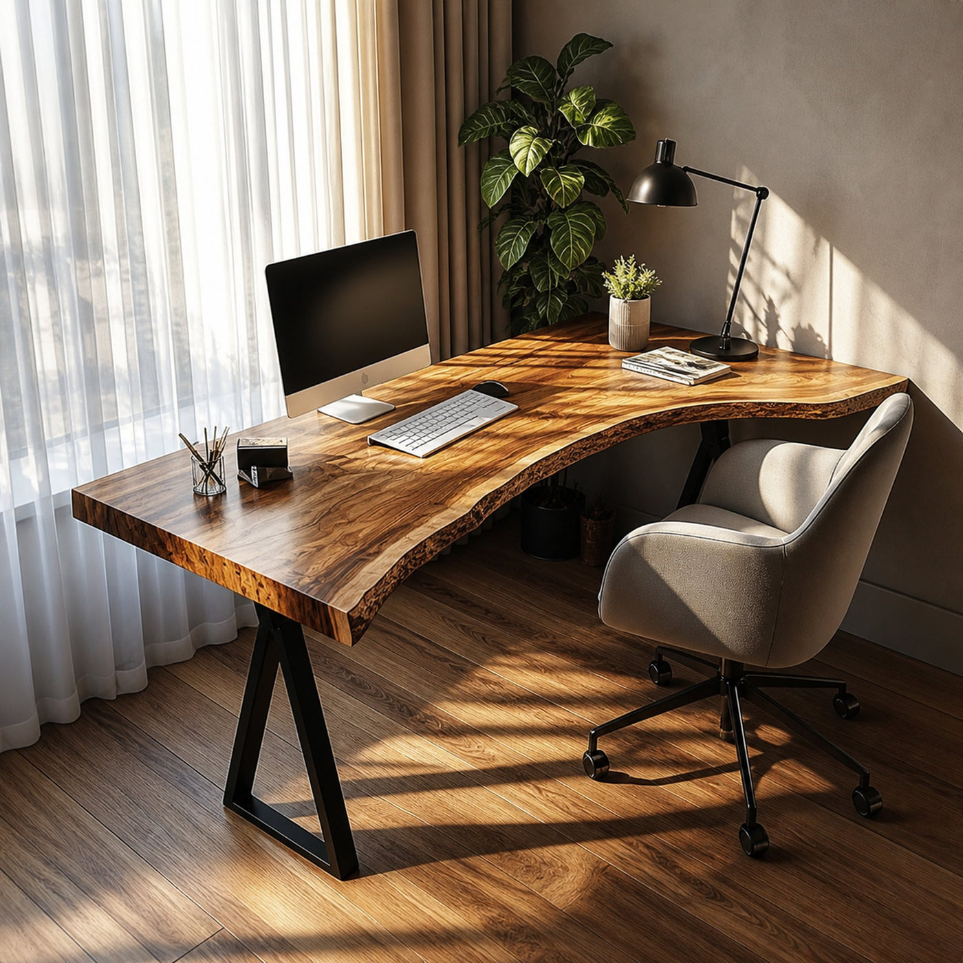 Modern Rustic Desk Bedroom And Studio Room