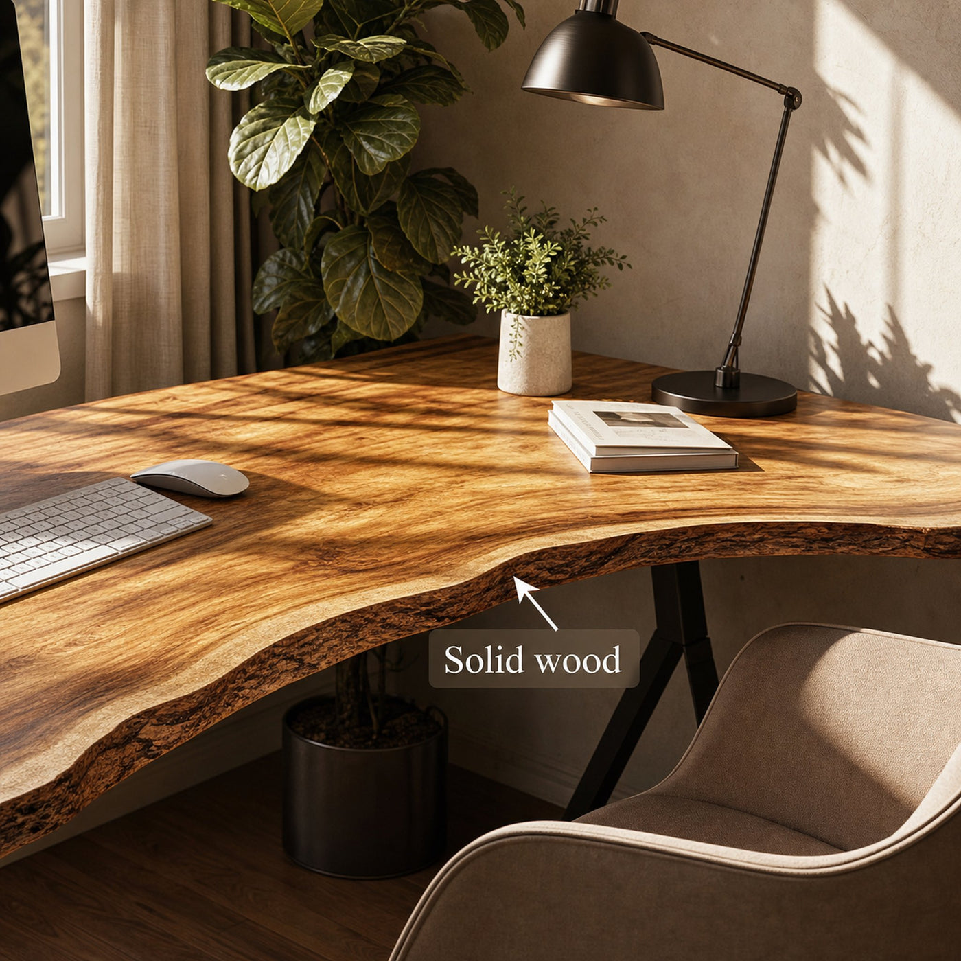 Modern Rustic Desk Bedroom And Studio Room - product view 3
