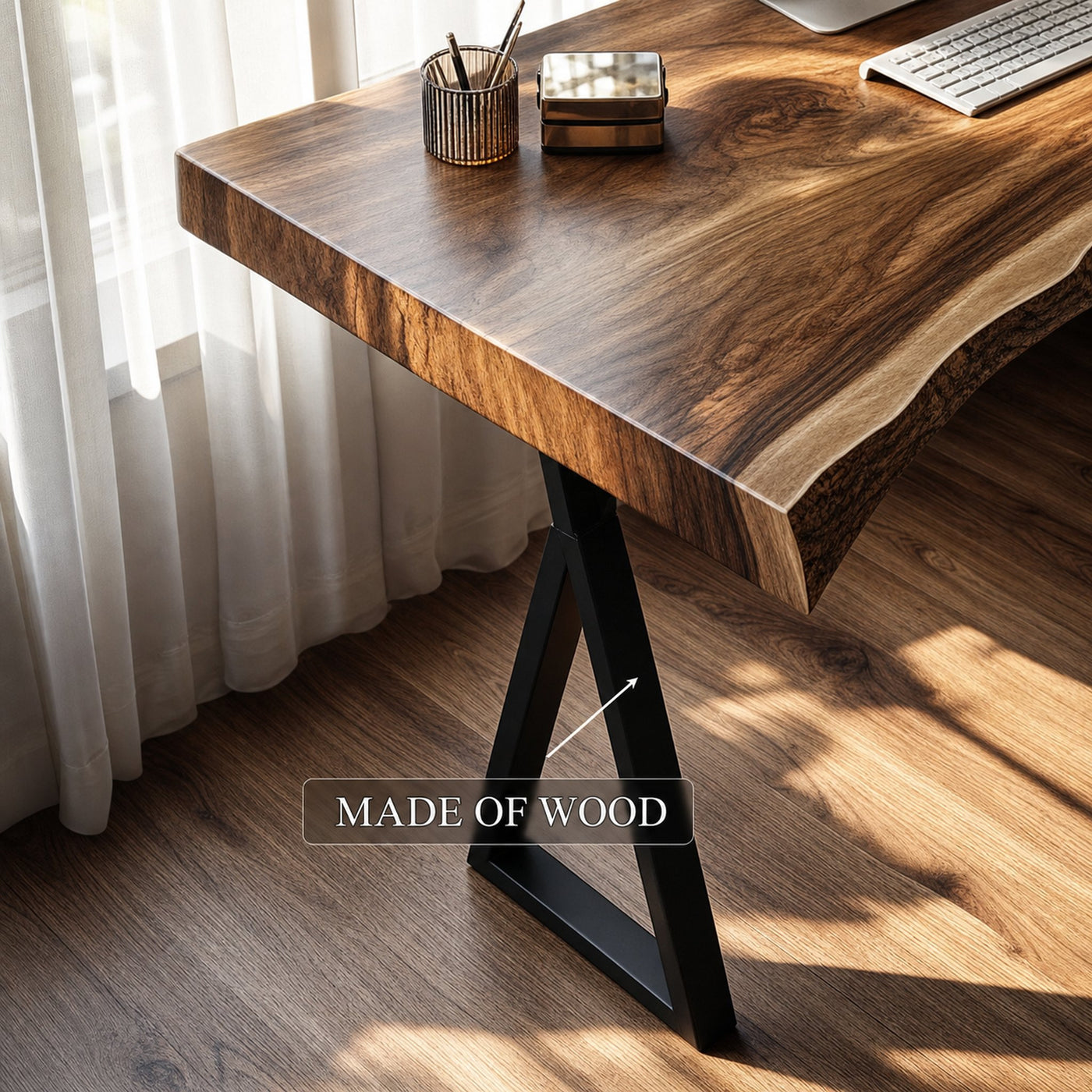 Modern Rustic Desk Bedroom And Studio Room - product view 4