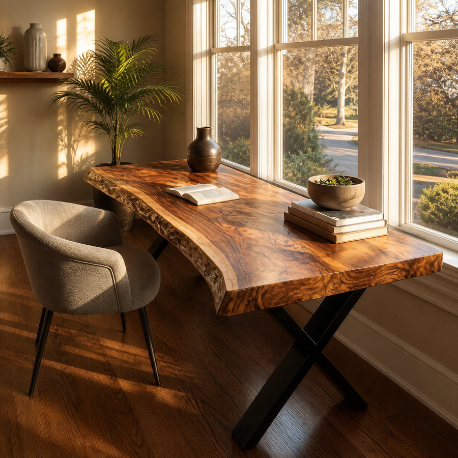 Modern Solid Wood Tabletop For Living Room Design