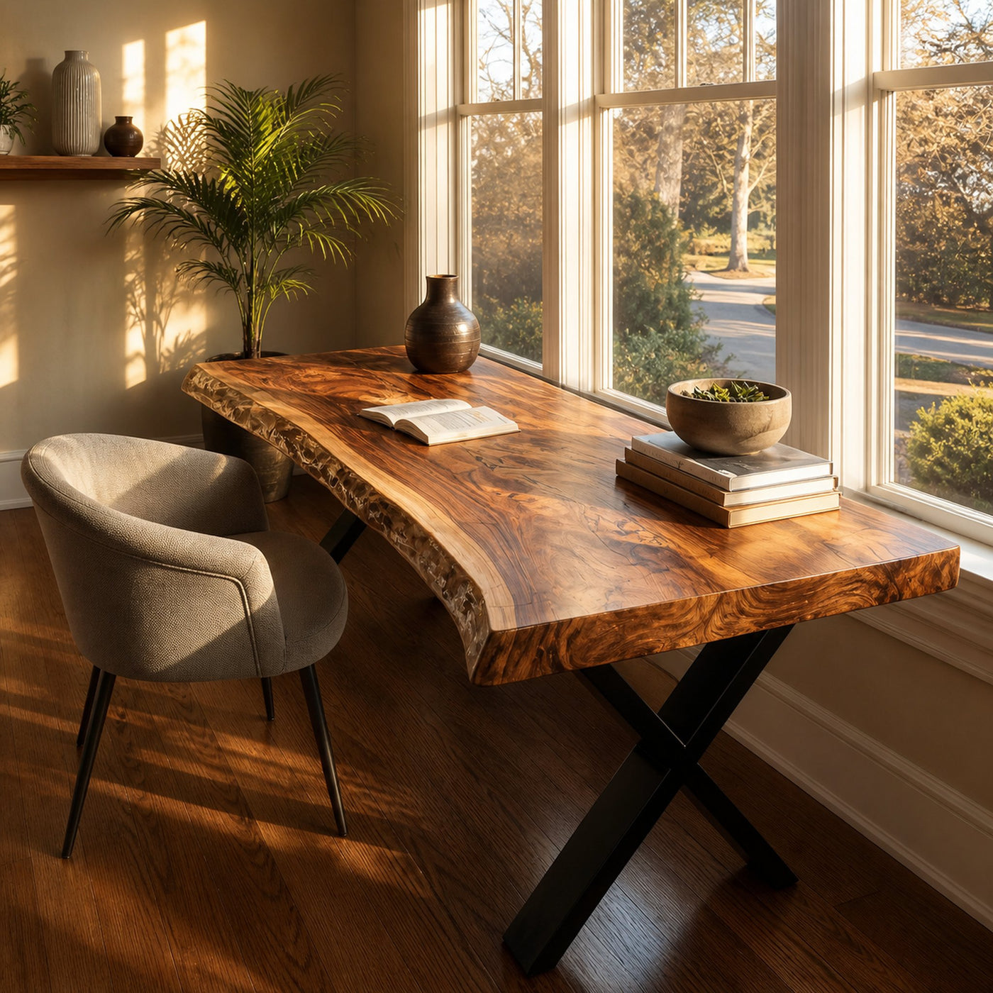 Modern Solid Wood Tabletop For Living Room Design