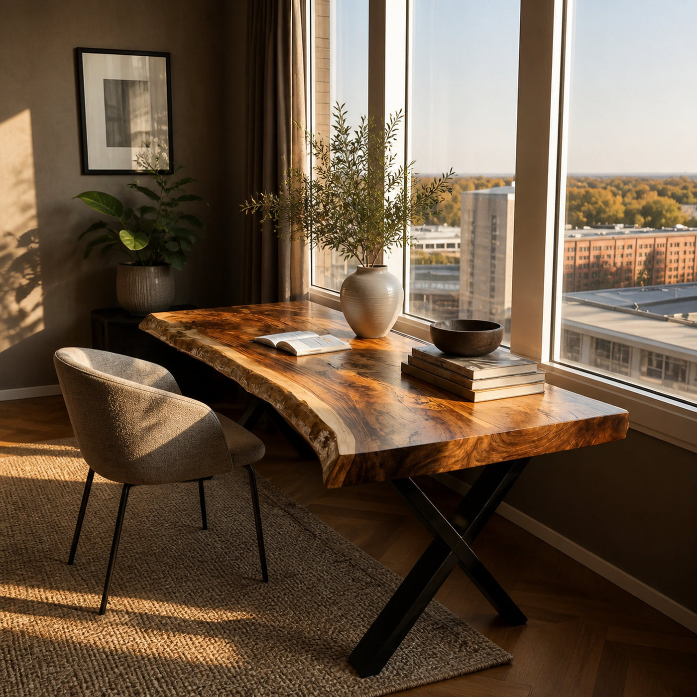 Modern Solid Wood Tabletop For Living Room Design - product view 3