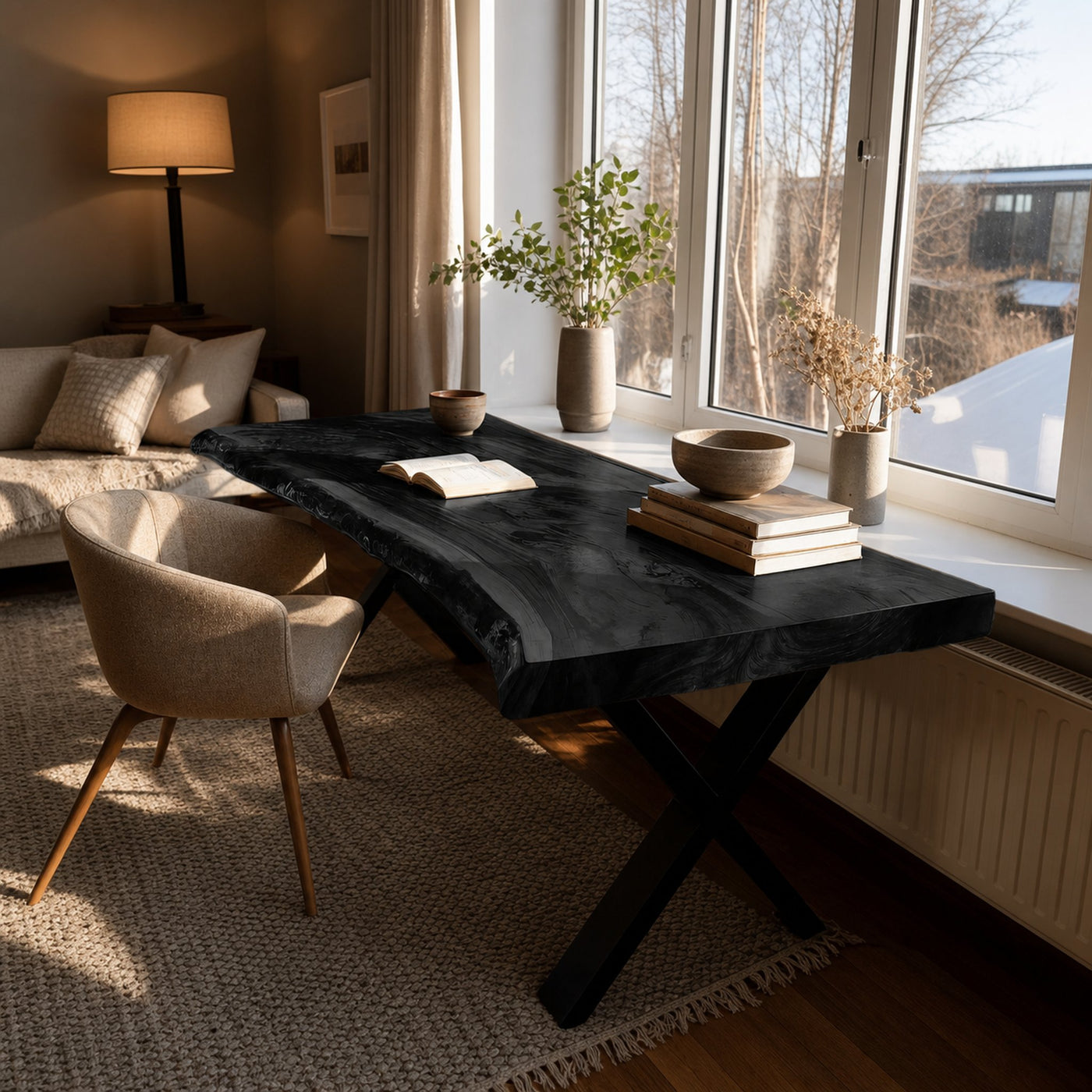 Modern Solid Wood Tabletop For Living Room Design - product view 4