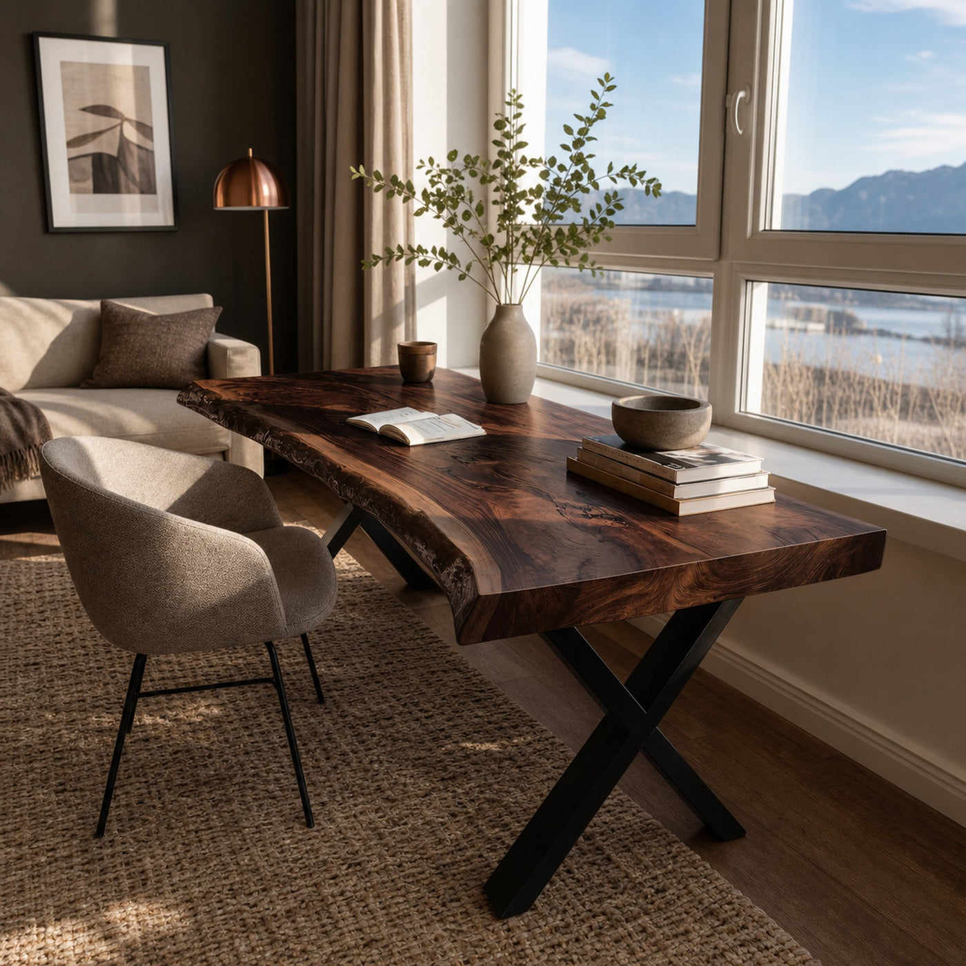 Modern Solid Wood Tabletop For Living Room Design - product view 7