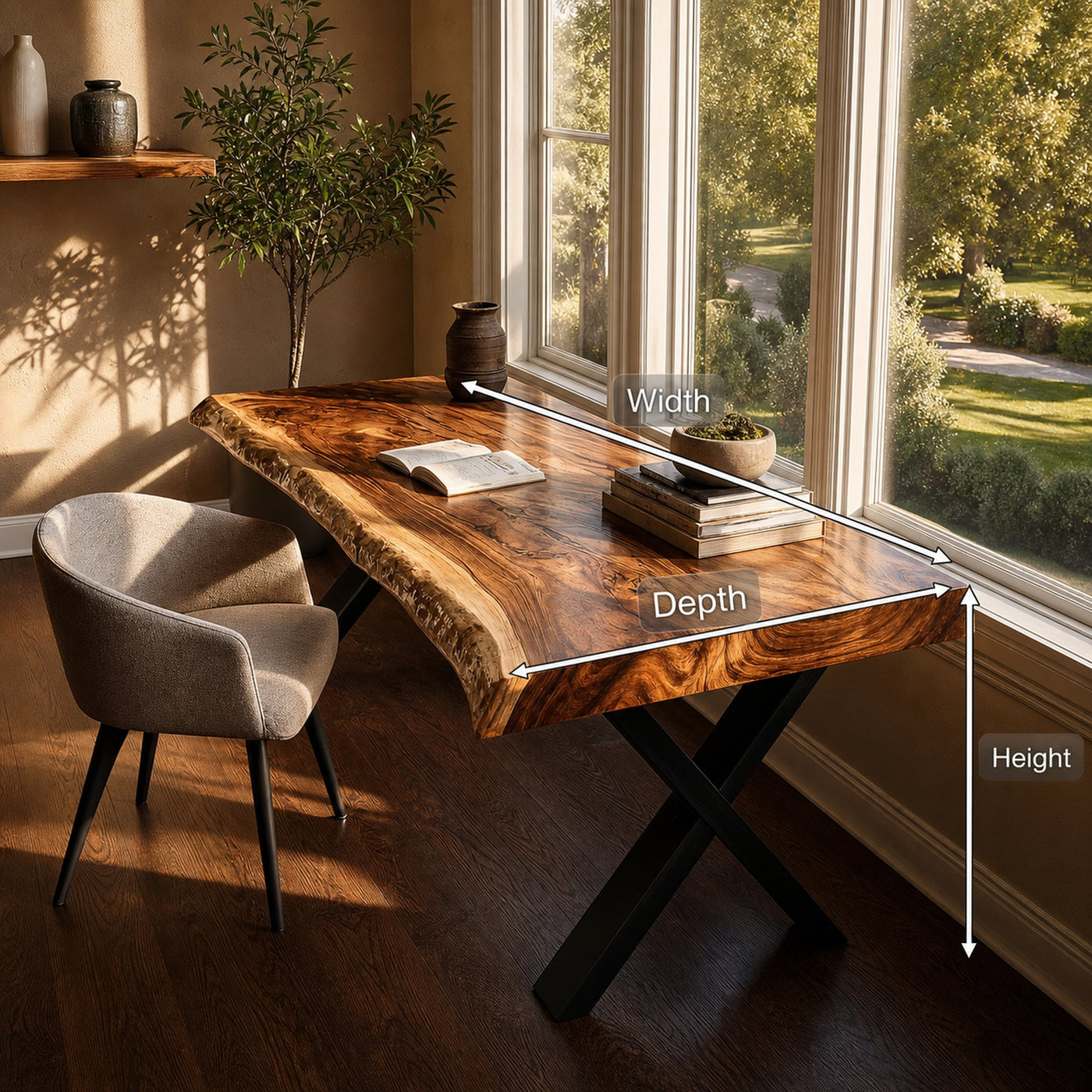 Modern Solid Wood Tabletop For Living Room Design - product view 8