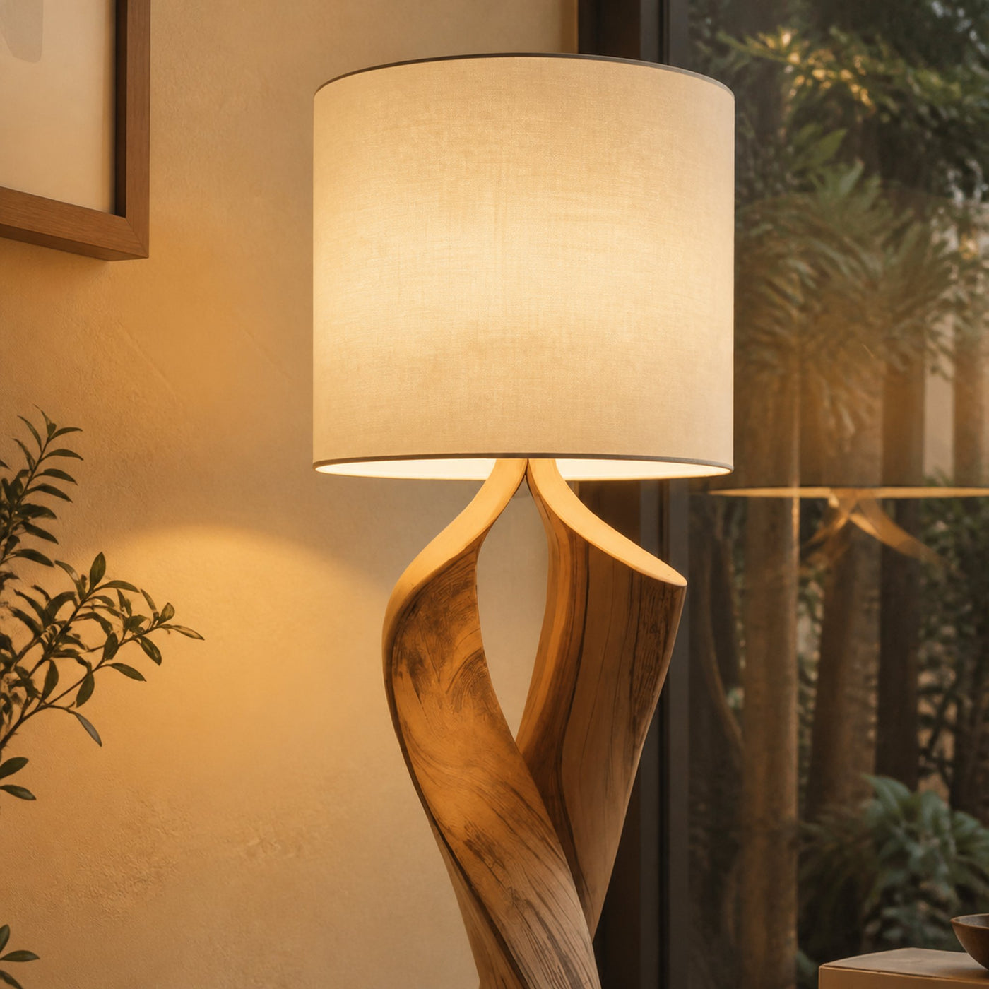 Modern Twisted Floor Lamp For Bedroom Or Living Room - product view 3