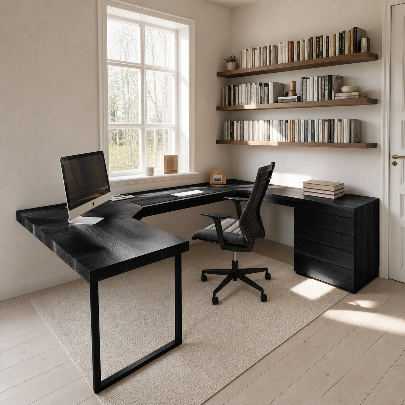 Modern U Shaped Desk For Home Office Use - product view 4