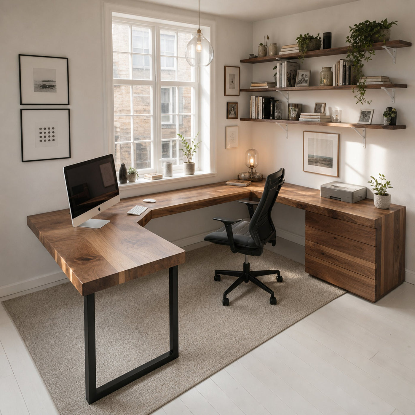 Modern U Shaped Desk For Home Office Use - product view 6