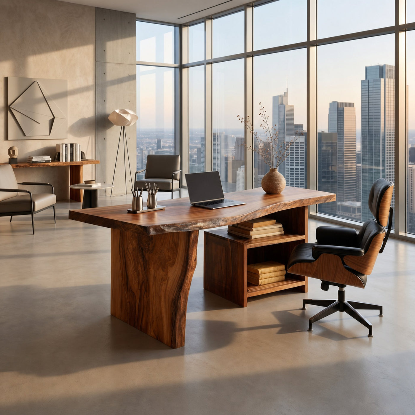 Modern Vanity Desk With Storage Drawers For Bedroom - product view 2