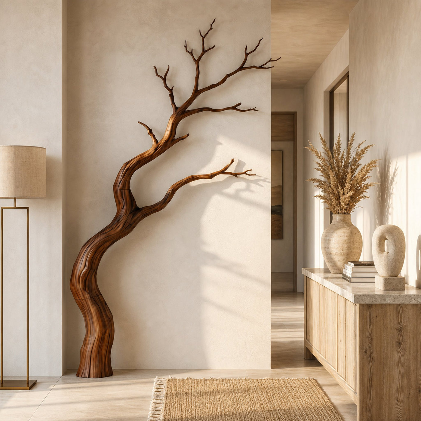 Modern Wall Decor Driftwood Branch Style For Living Room - product view 3