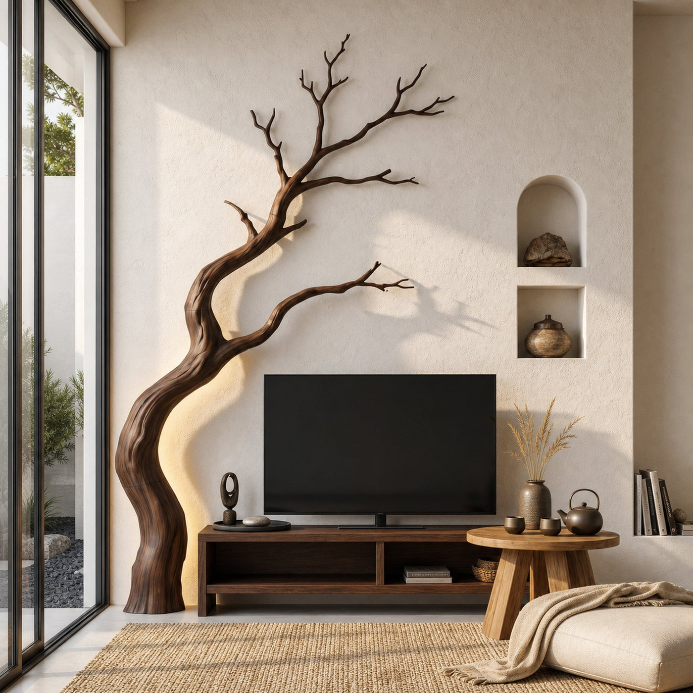 Modern Wall Decor Driftwood Branch Style For Living Room - product view 4