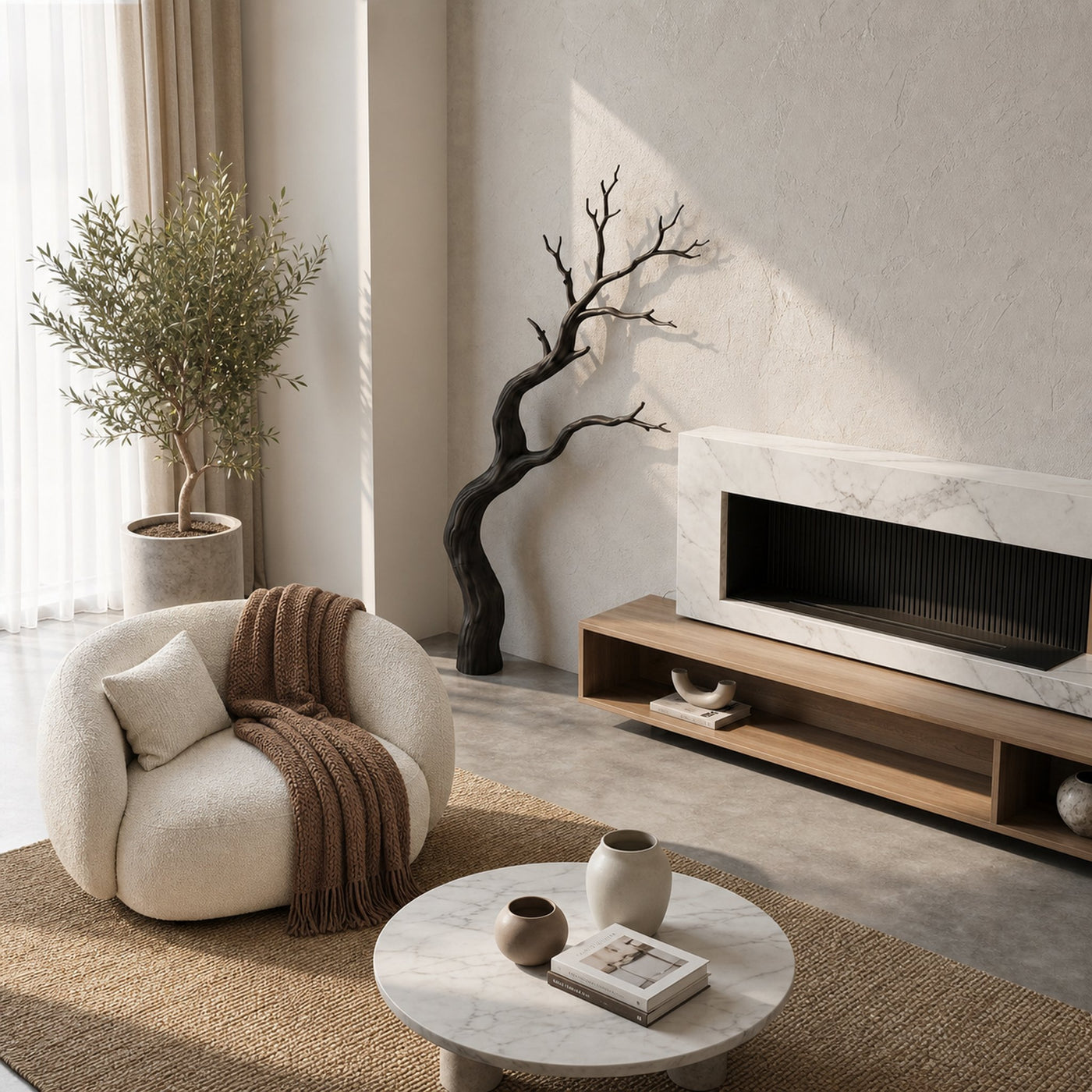 Modern Wall Decor Driftwood Branch Style For Living Room - product view 7