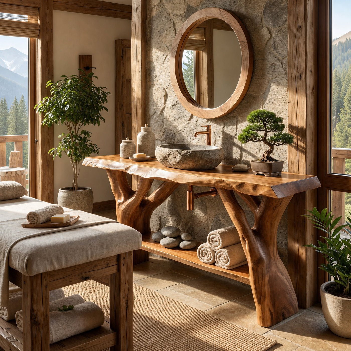 Modern Wood Bathroom Vanity For Clean Bathroom Layout - product view 3