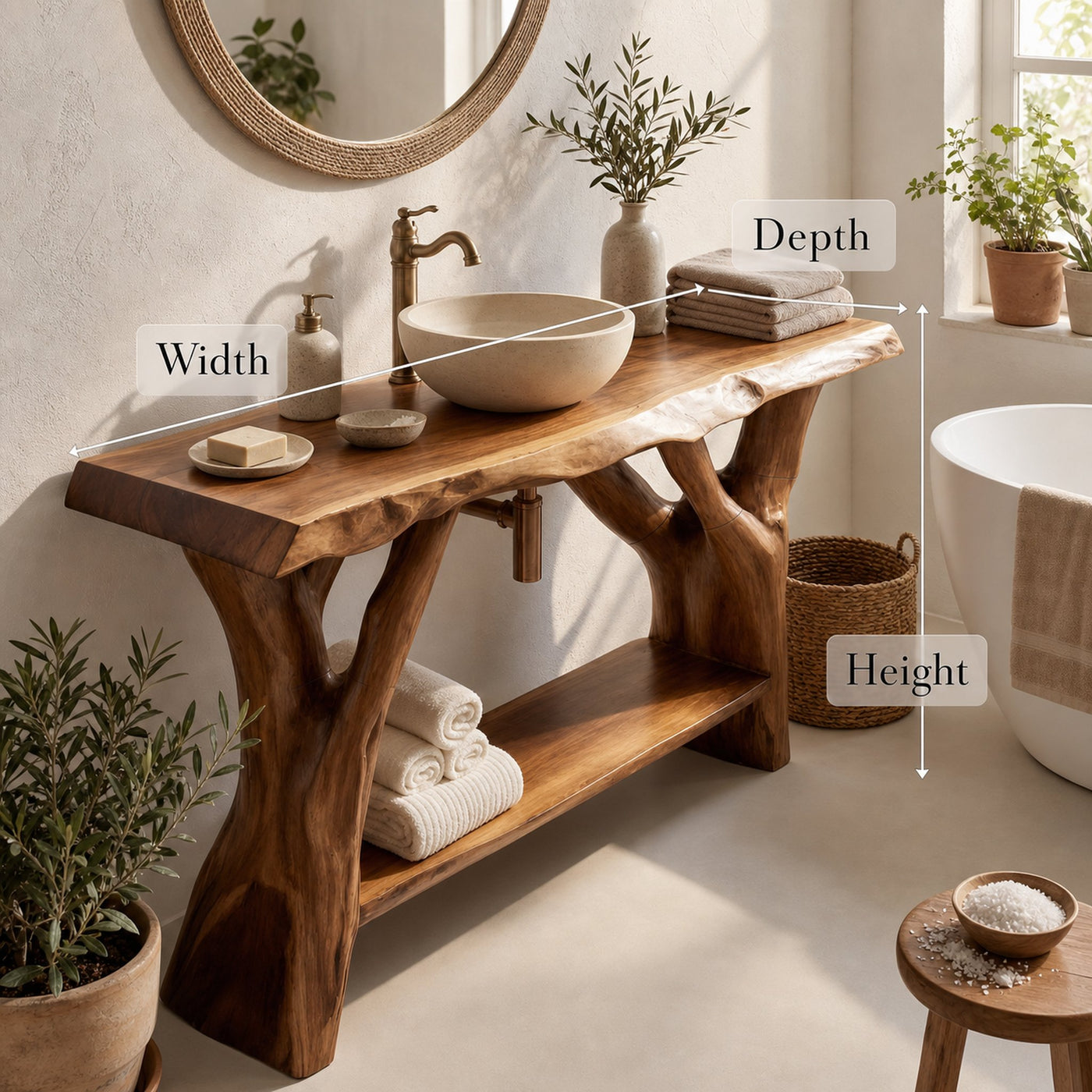 Modern Wood Bathroom Vanity For Clean Bathroom Layout - product view 7