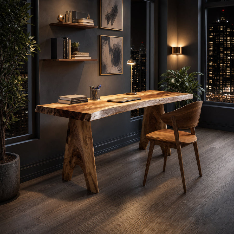 Modern Wooden Desk For Home Study And Creative Space