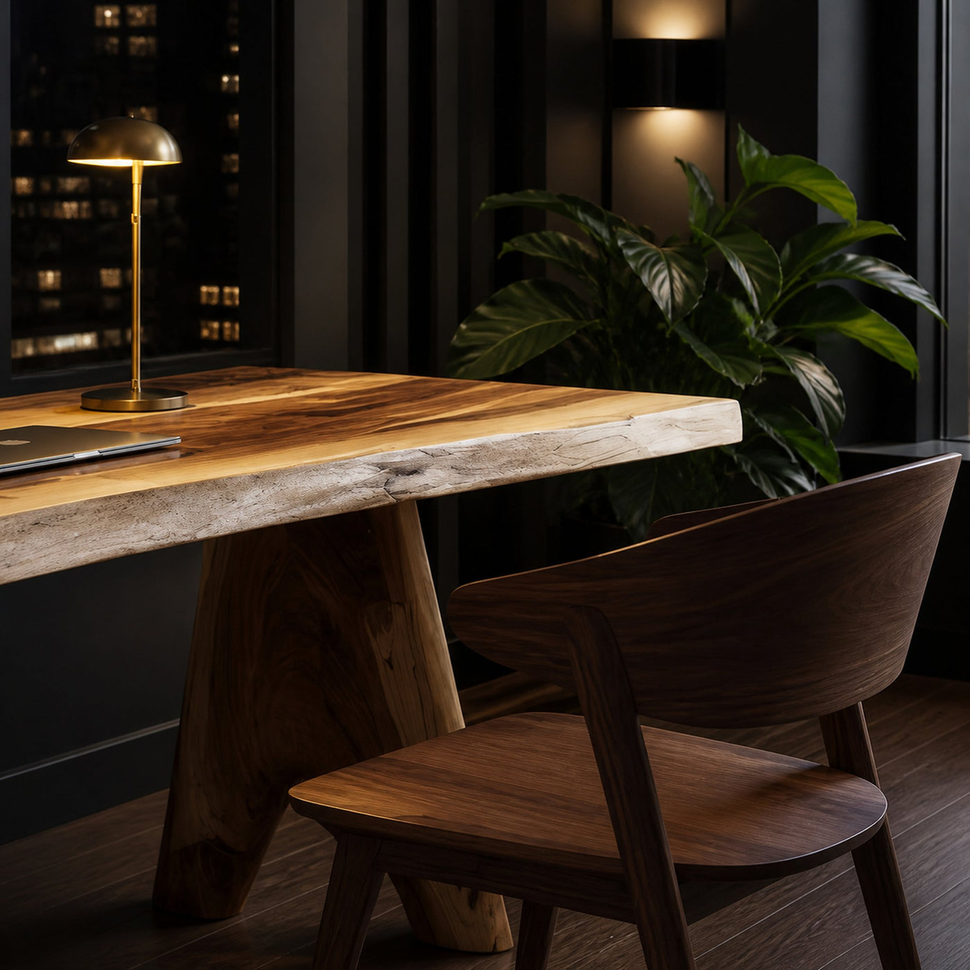 Modern Wooden Desk For Home Study And Creative Space - product view 4