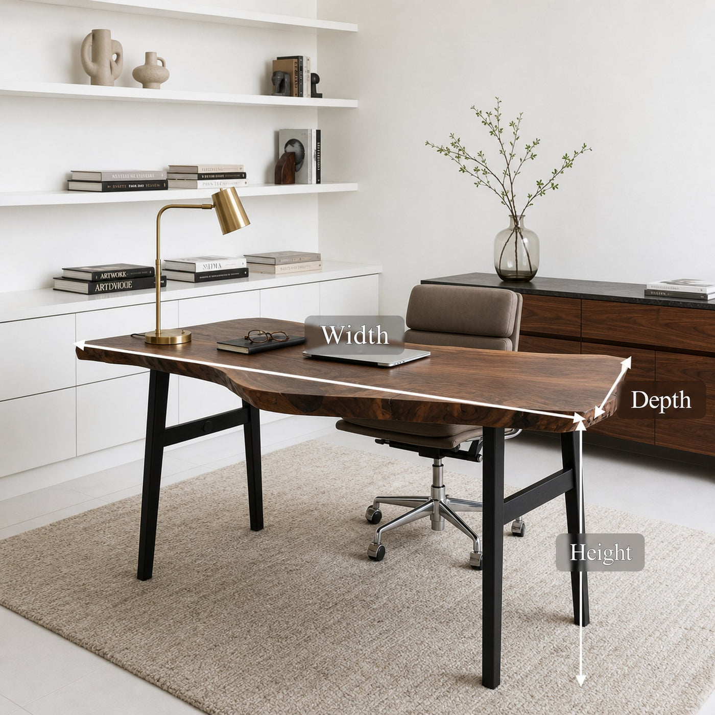 Modern Work Desk For Home Office And Study Room - product view 8