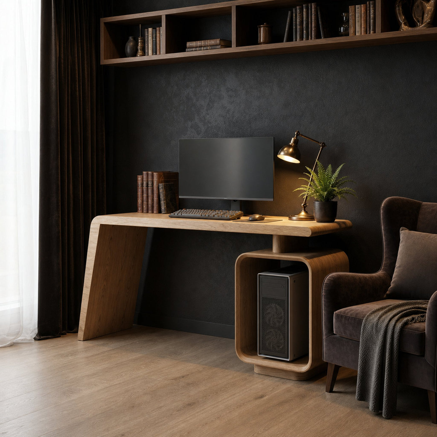 Modern Work Desk For Home Office And Study Room - product view 2