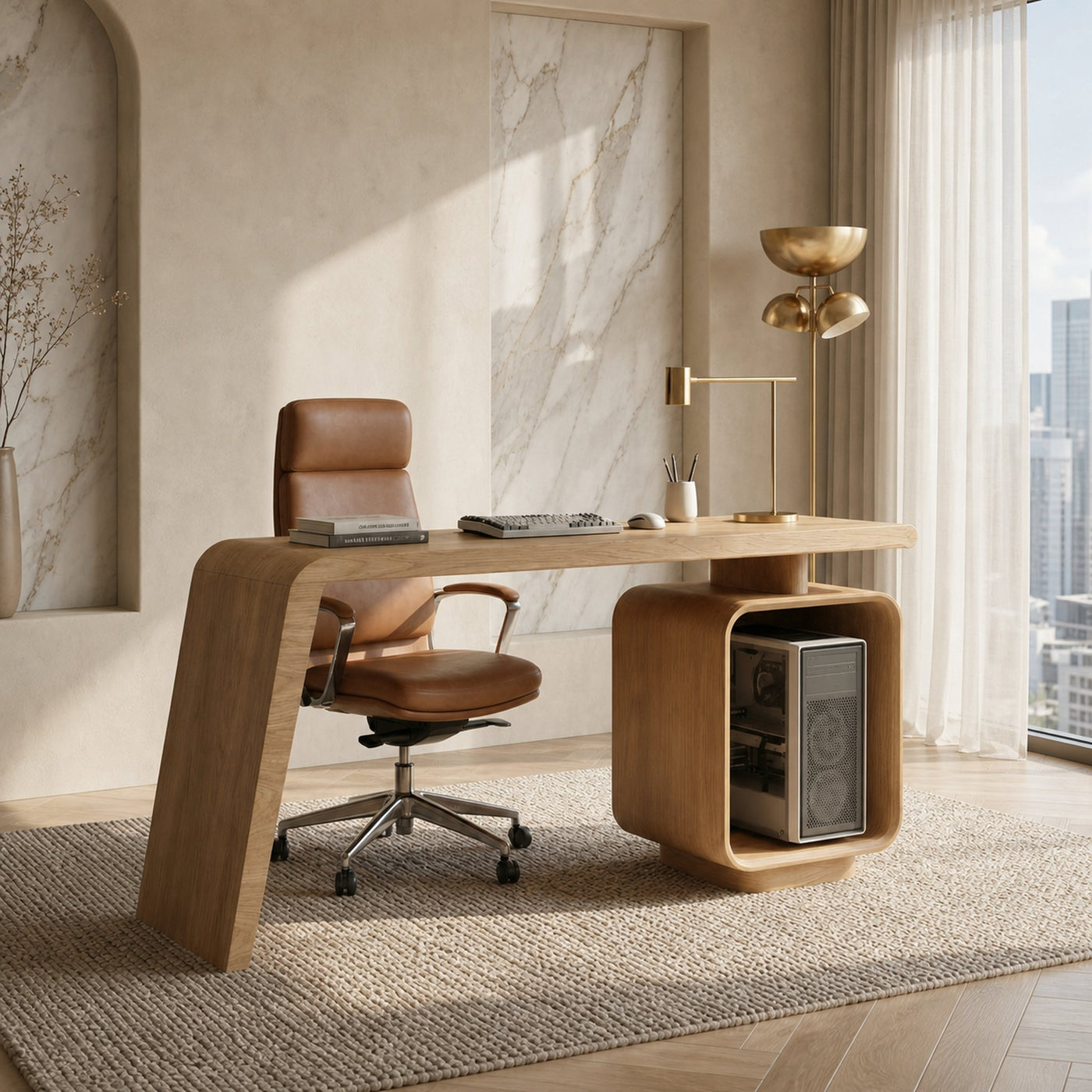 Modern Work Desk For Home Office And Study Room - product view 3