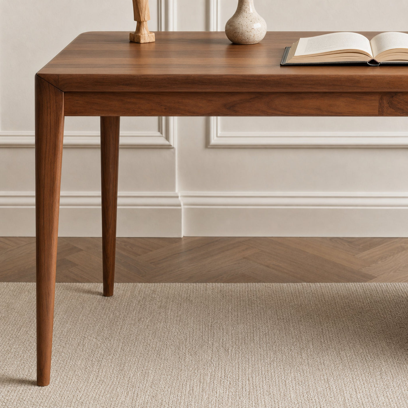Modern Writing Desk With Drawers For Home Office - product view 2