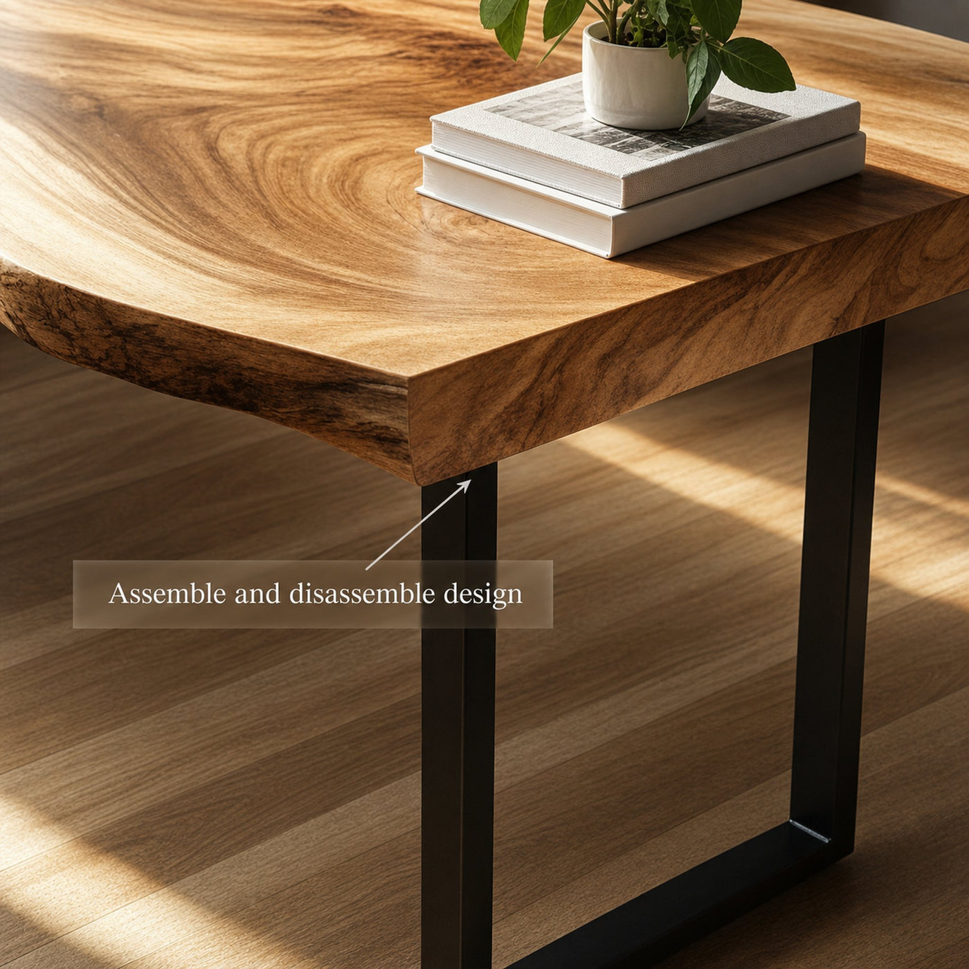Natural Contemporary Office Desk Home Office And Study Room - product view 5