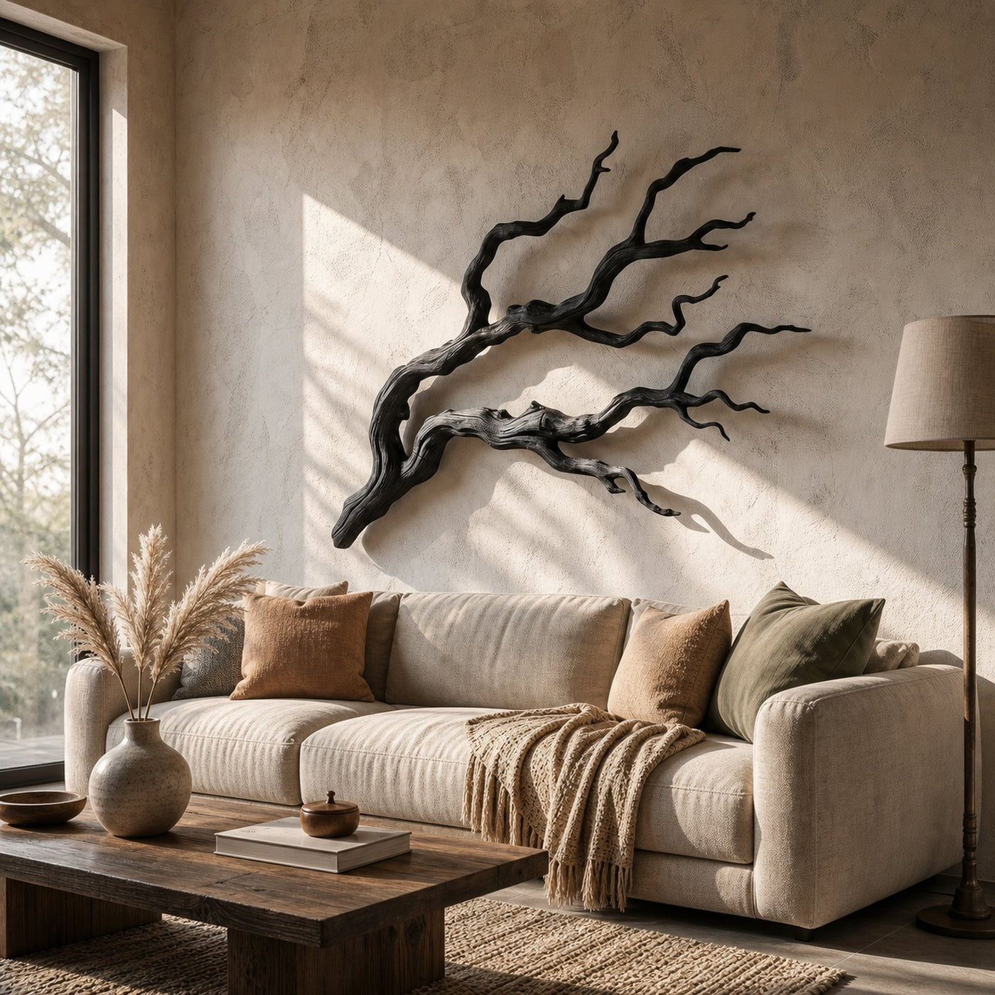 Nature Inspired Branch Wall Art Organic Sculptural Design For Living Room - product view 2