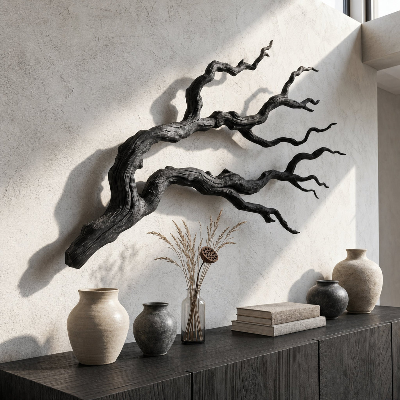 Nature Inspired Branch Wall Art Organic Sculptural Design For Living Room - product view 3