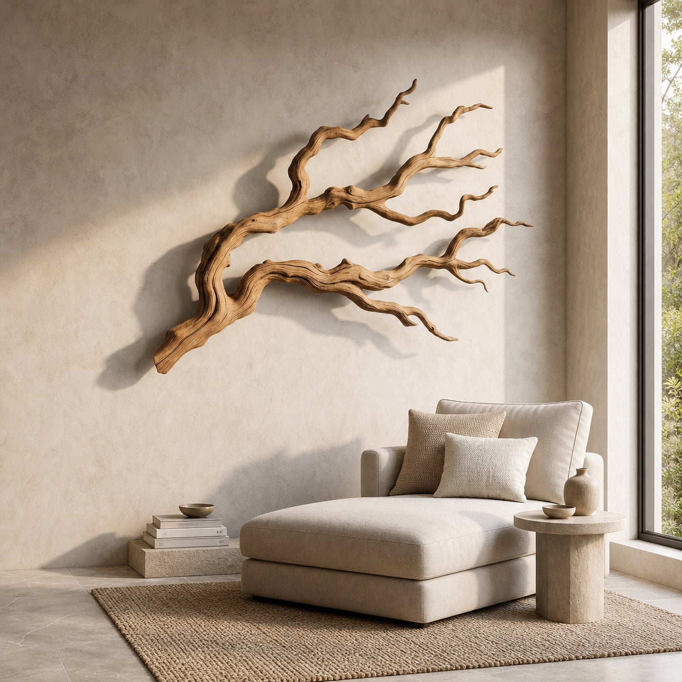 Nature Inspired Branch Wall Art Organic Sculptural Design For Living Room - product view 5