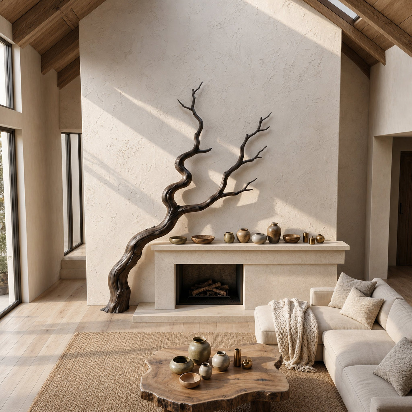 Nature Inspired Wall Decor Sculptural Branch Design For Living Room - product view 3