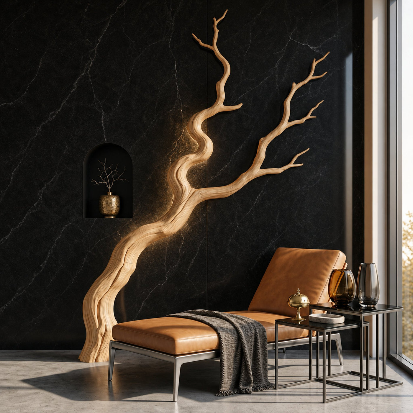 Nature Inspired Wall Decor Sculptural Branch Design For Living Room - product view 5