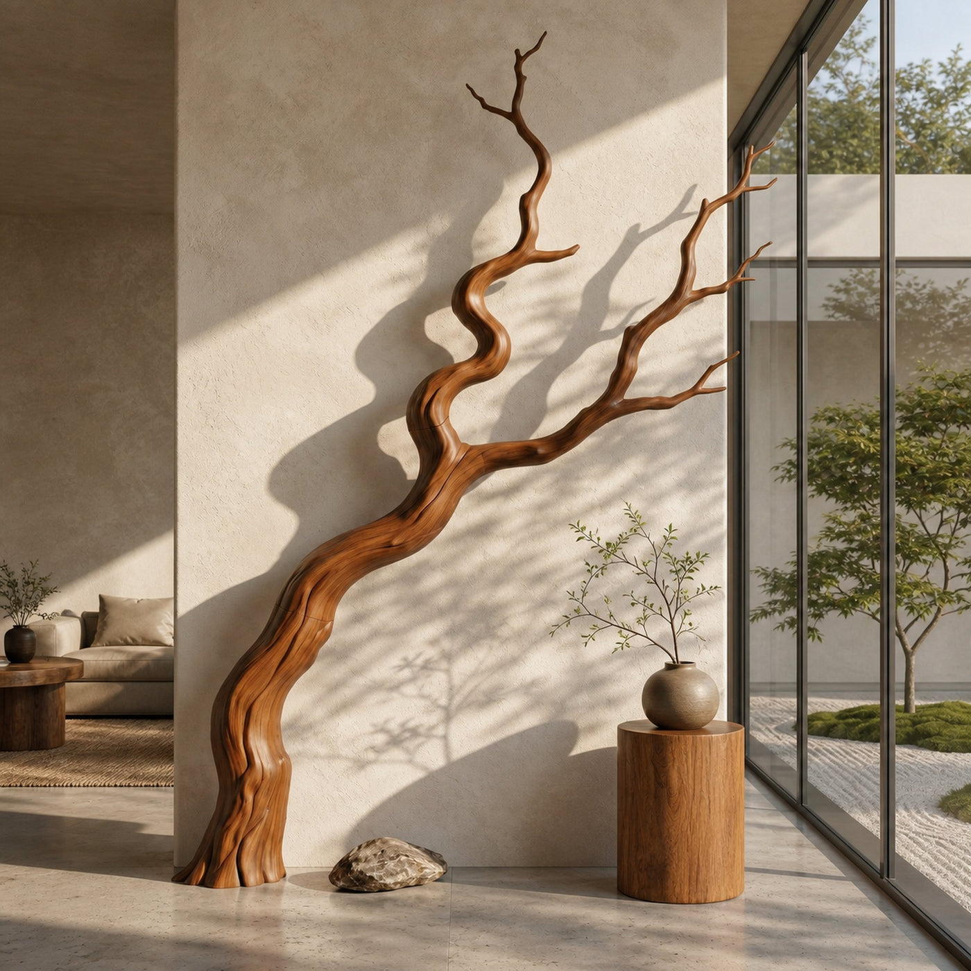 Nature Inspired Wall Decor Sculptural Branch Design For Living Room - product view 6