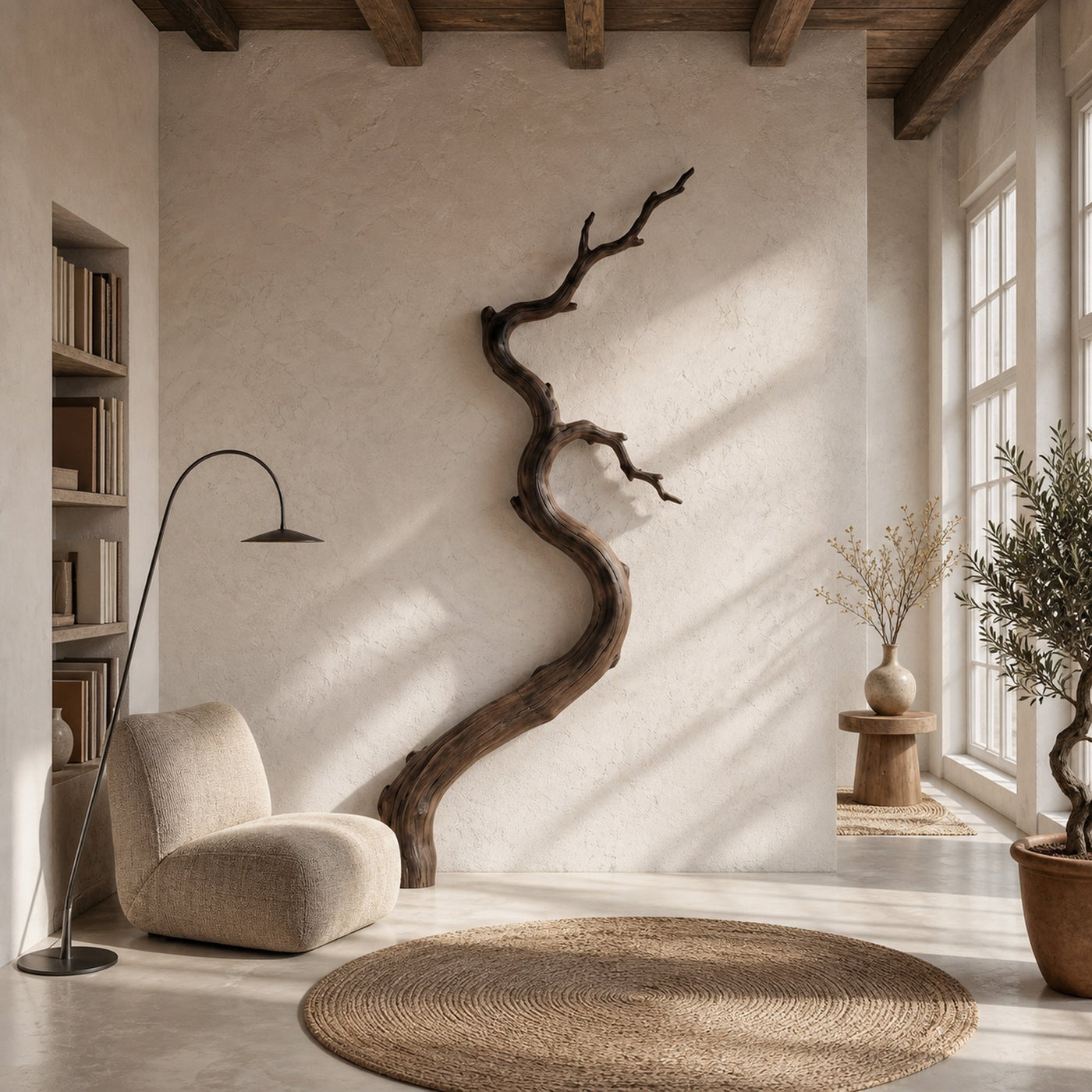 Nature Inspired Wall Decor Tree Branch Form For Entryway - product view 2