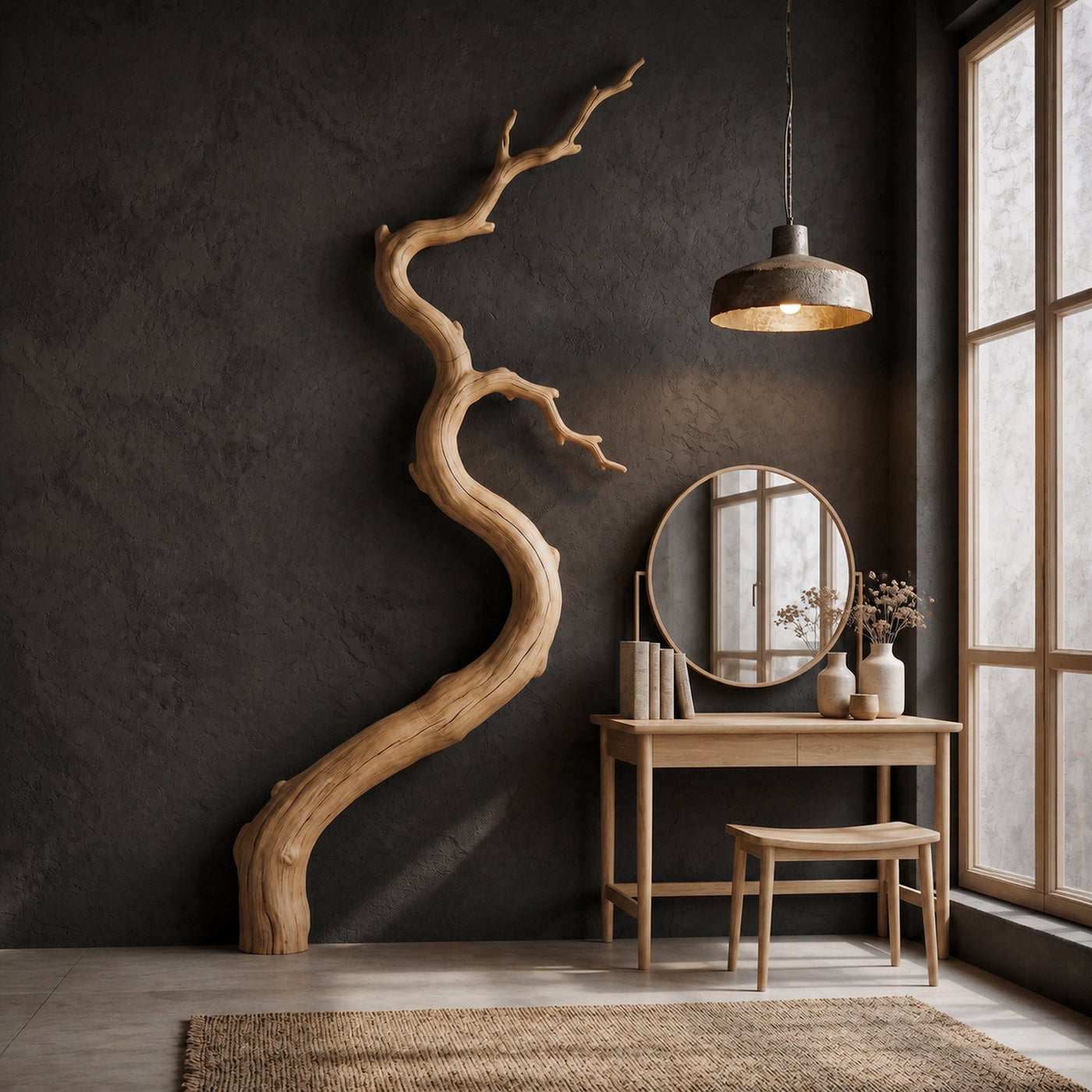 Nature Inspired Wall Decor Tree Branch Form For Entryway - product view 5