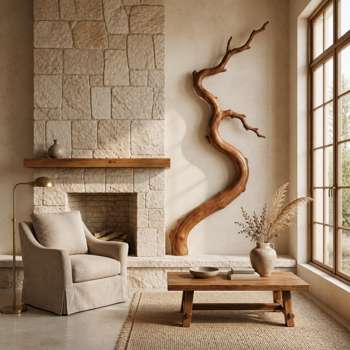 Nature Inspired Wall Decor Tree Branch Form For Entryway - product view 6