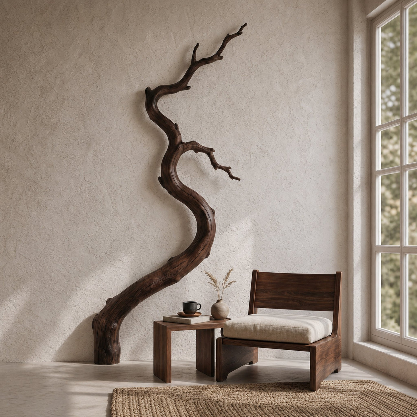 Nature Inspired Wall Decor Tree Branch Form For Entryway - product view 7