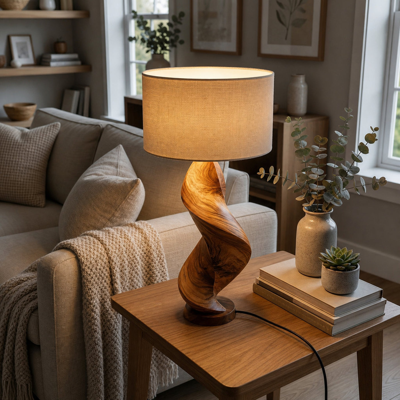 Organic Ambient Lamp Bedroom Living Room Dining Room Corner