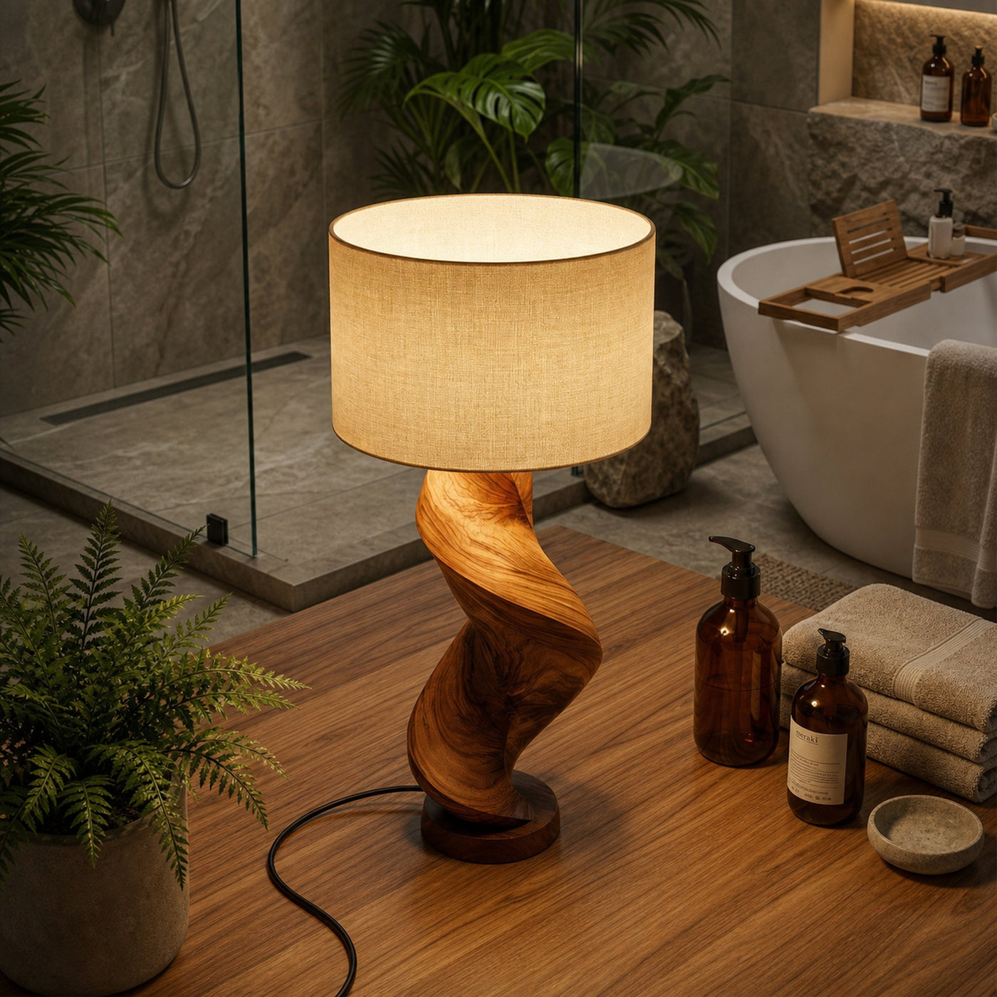 Organic Ambient Lamp Bedroom Living Room Dining Room Corner - product view 2