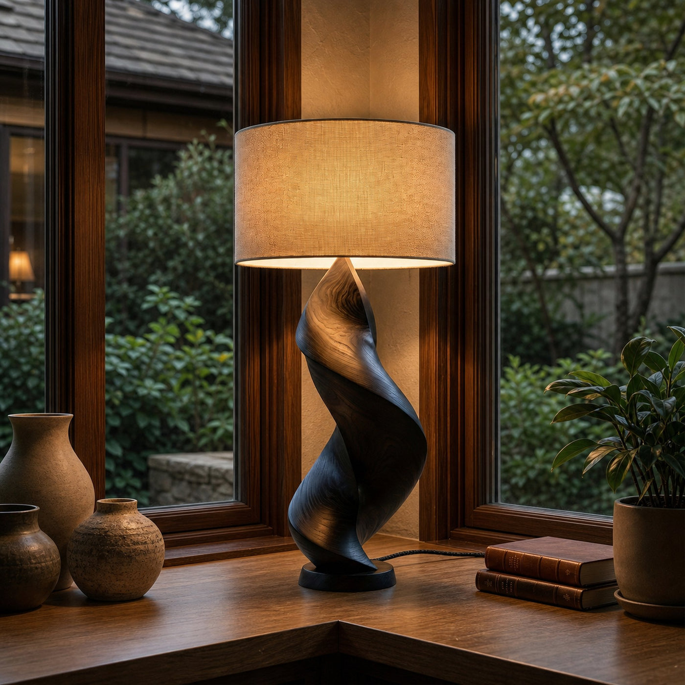 Organic Ambient Lamp Bedroom Living Room Dining Room Corner - product view 4