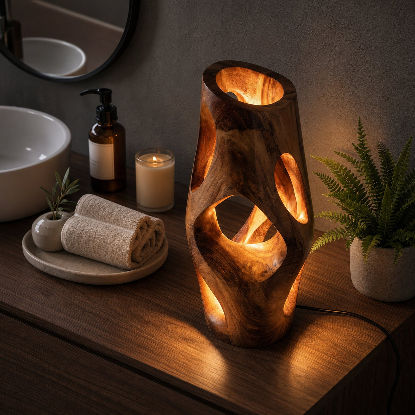 Organic Decorative Lamp Living Room Loft Apartment Reading Corner - product view 3