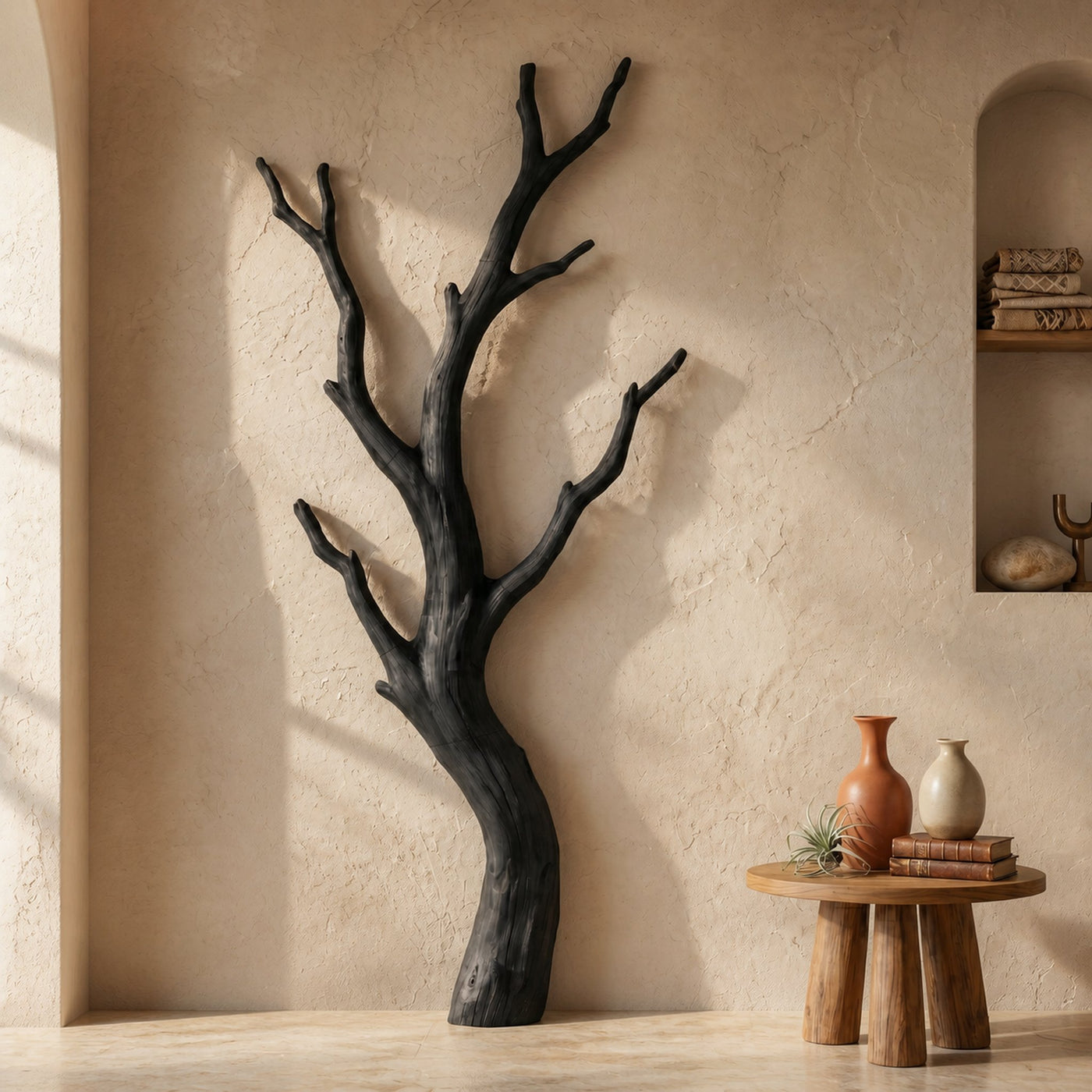Organic Modern Branch Wall Art For Living Room - product view 4