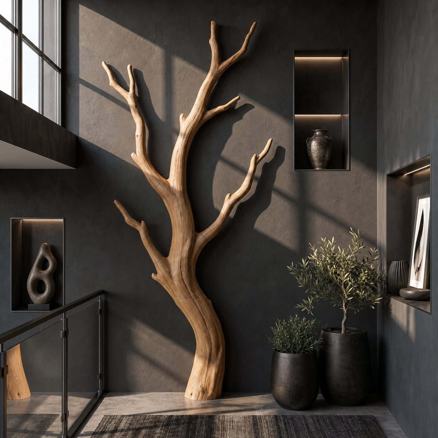 Organic Modern Branch Wall Art For Living Room - product view 5