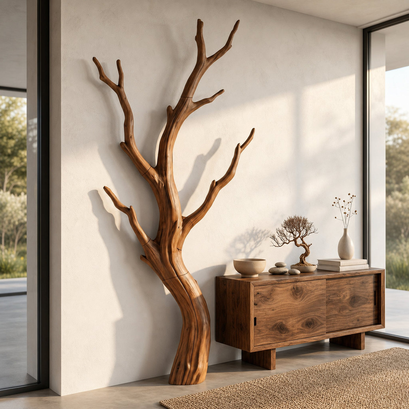 Organic Modern Branch Wall Art For Living Room - product view 6