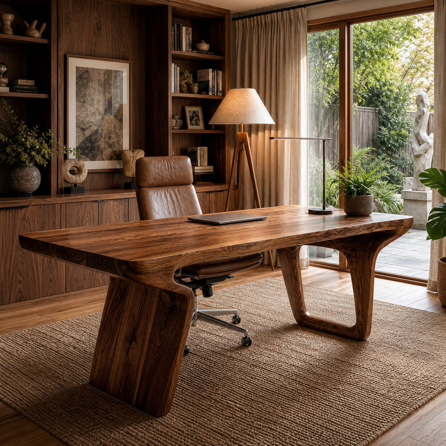 Organic Modern Desk For Home Office And Creative Workspace