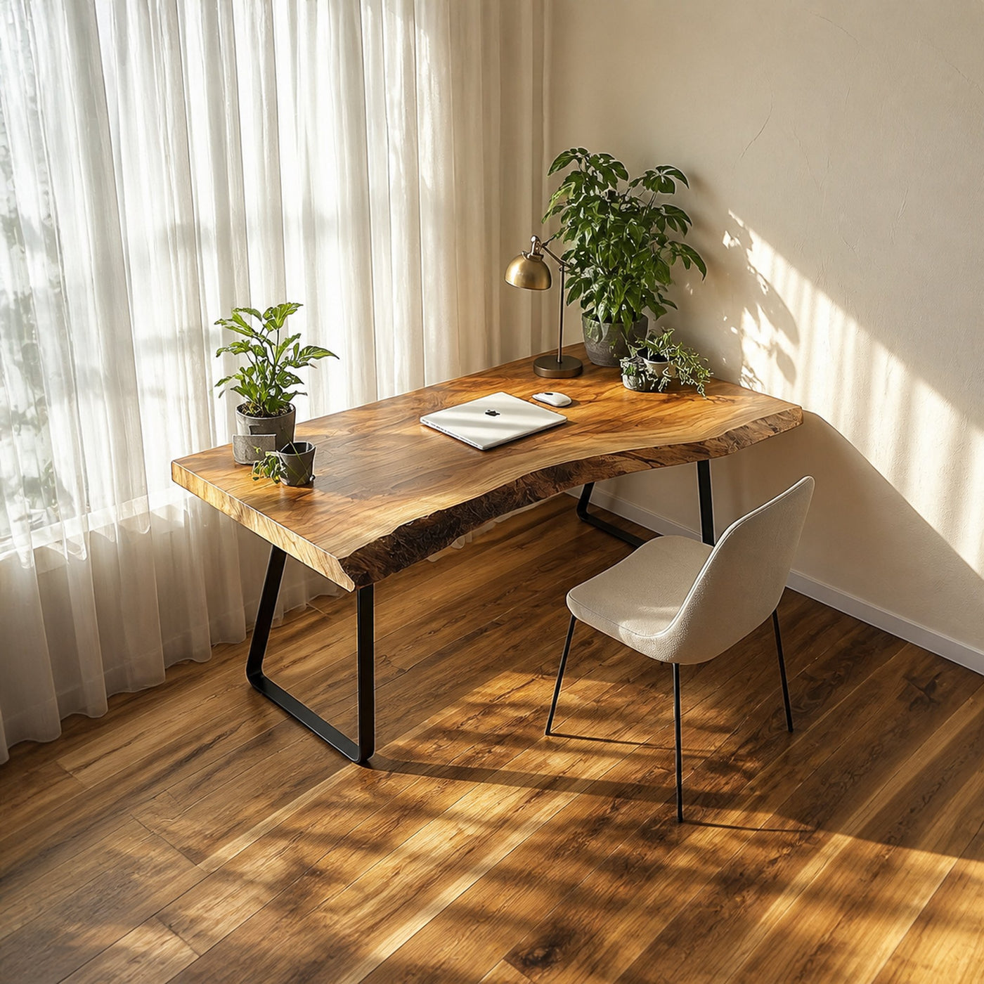 Organic Modern Office Desk Bedroom And Studio Room - product view 2