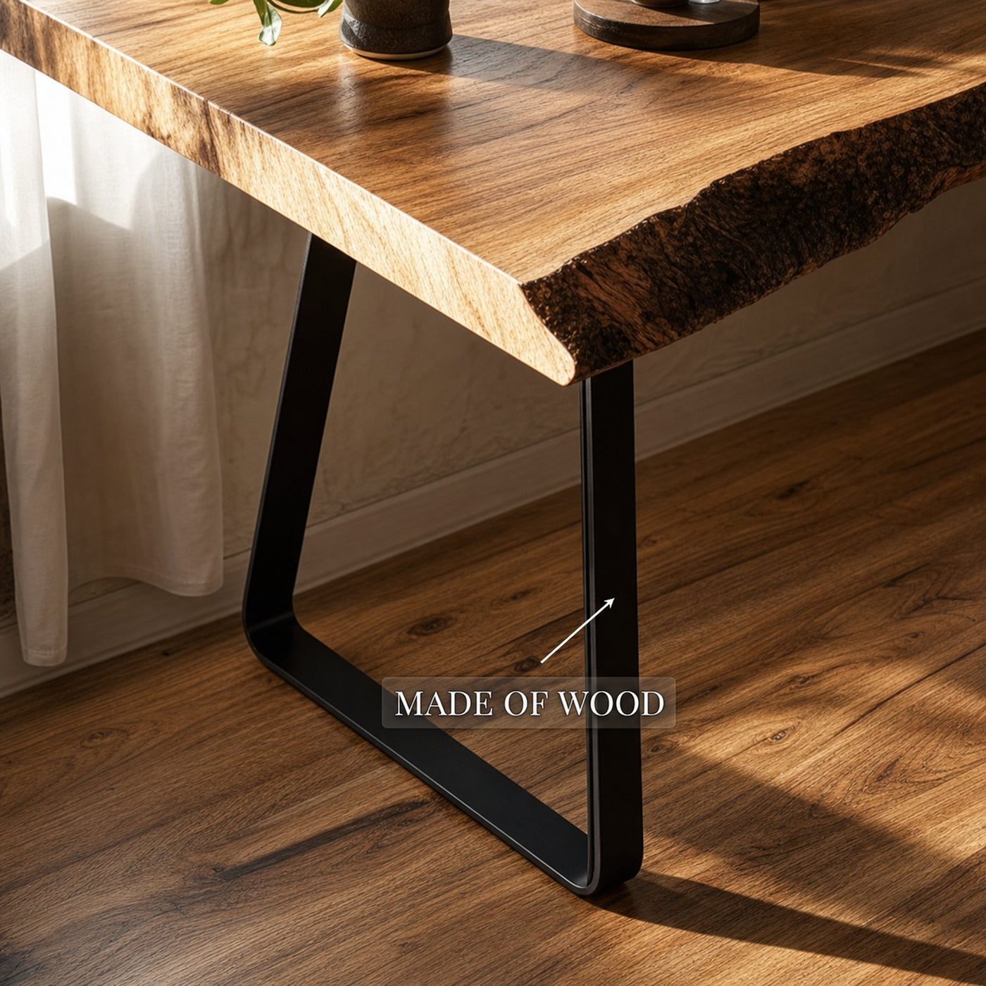 Organic Modern Office Desk Bedroom And Studio Room - product view 4