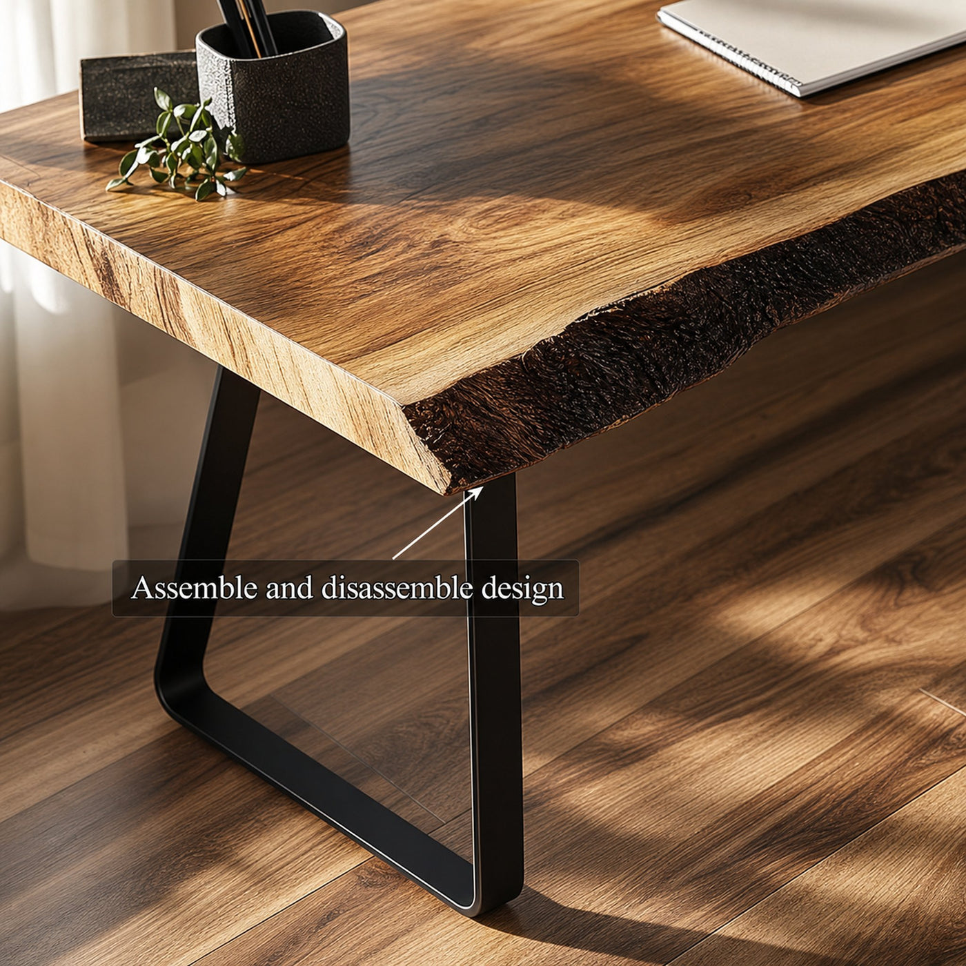 Organic Modern Office Desk Bedroom And Studio Room - product view 5