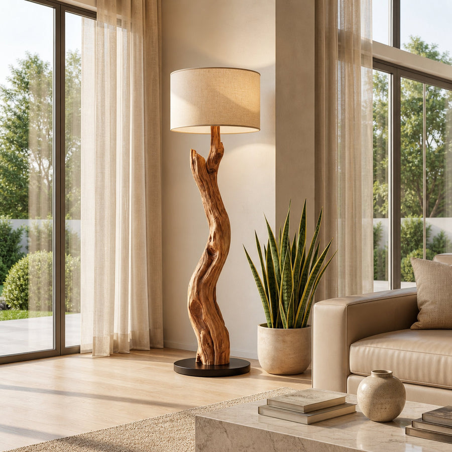 Organic Modern Standing Lamp For Bedroom And Living Room