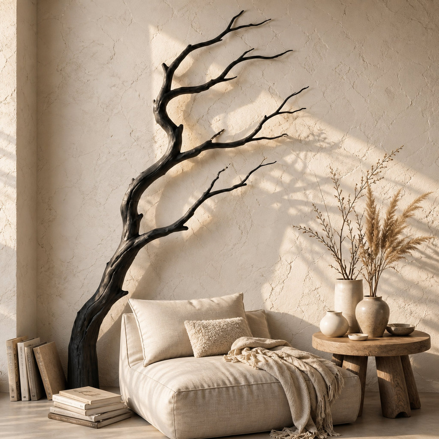 Organic Modern Wall Decor Sculptural Tree Branch For Entryway - product view 2